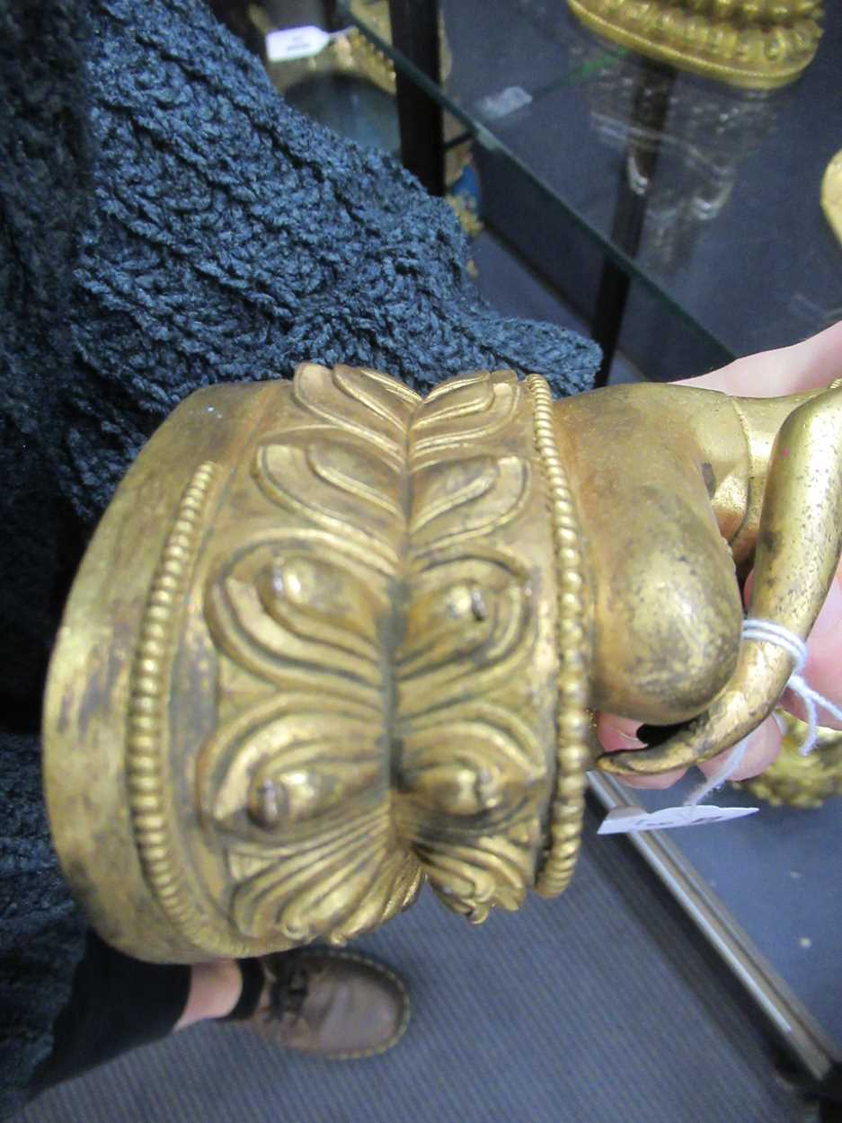 A Chinese gilt bronze figure of Buddha seated in meditation, - Image 8 of 13