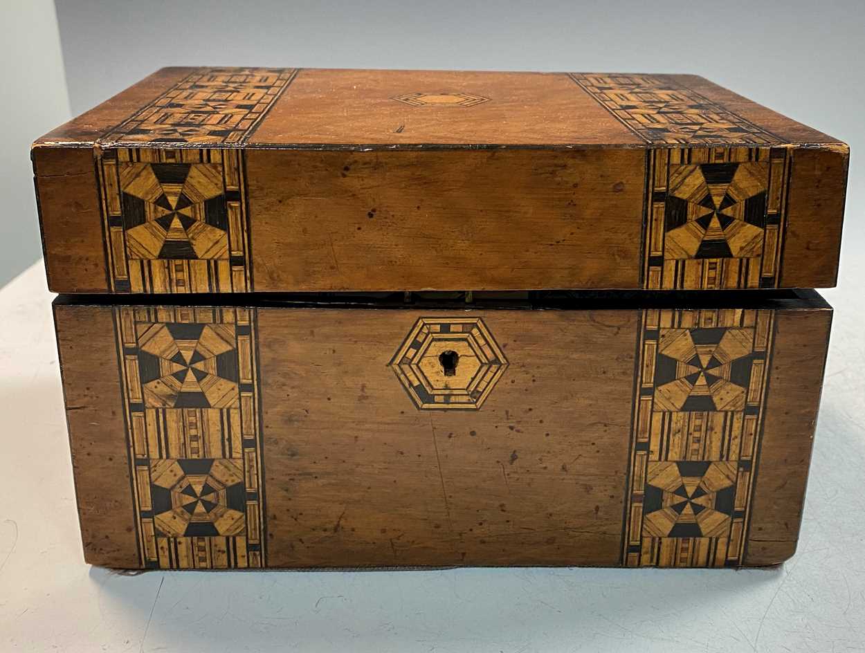 A Victorian rosewood fitted sewing box, - Image 10 of 20