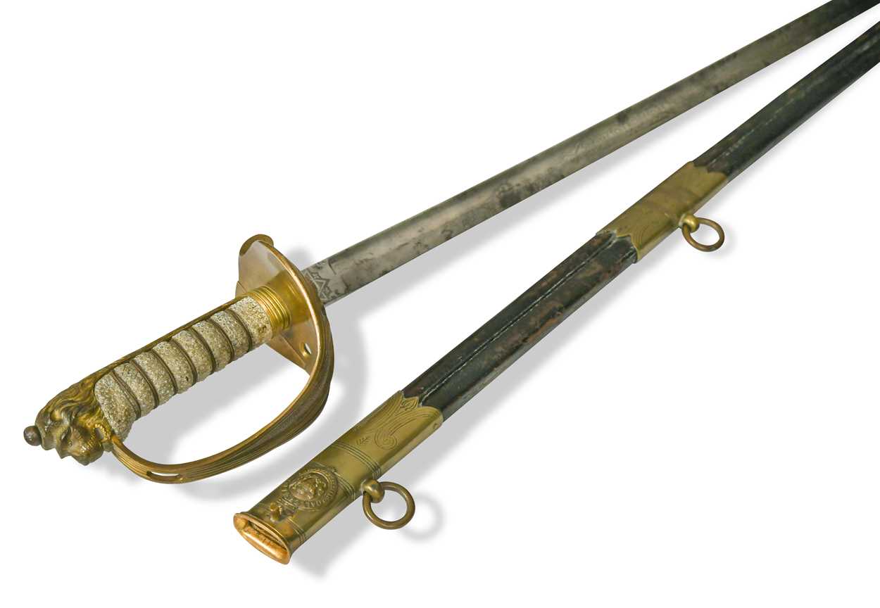 A British Naval 1827 pattern sword by J. Gieve & Sons,