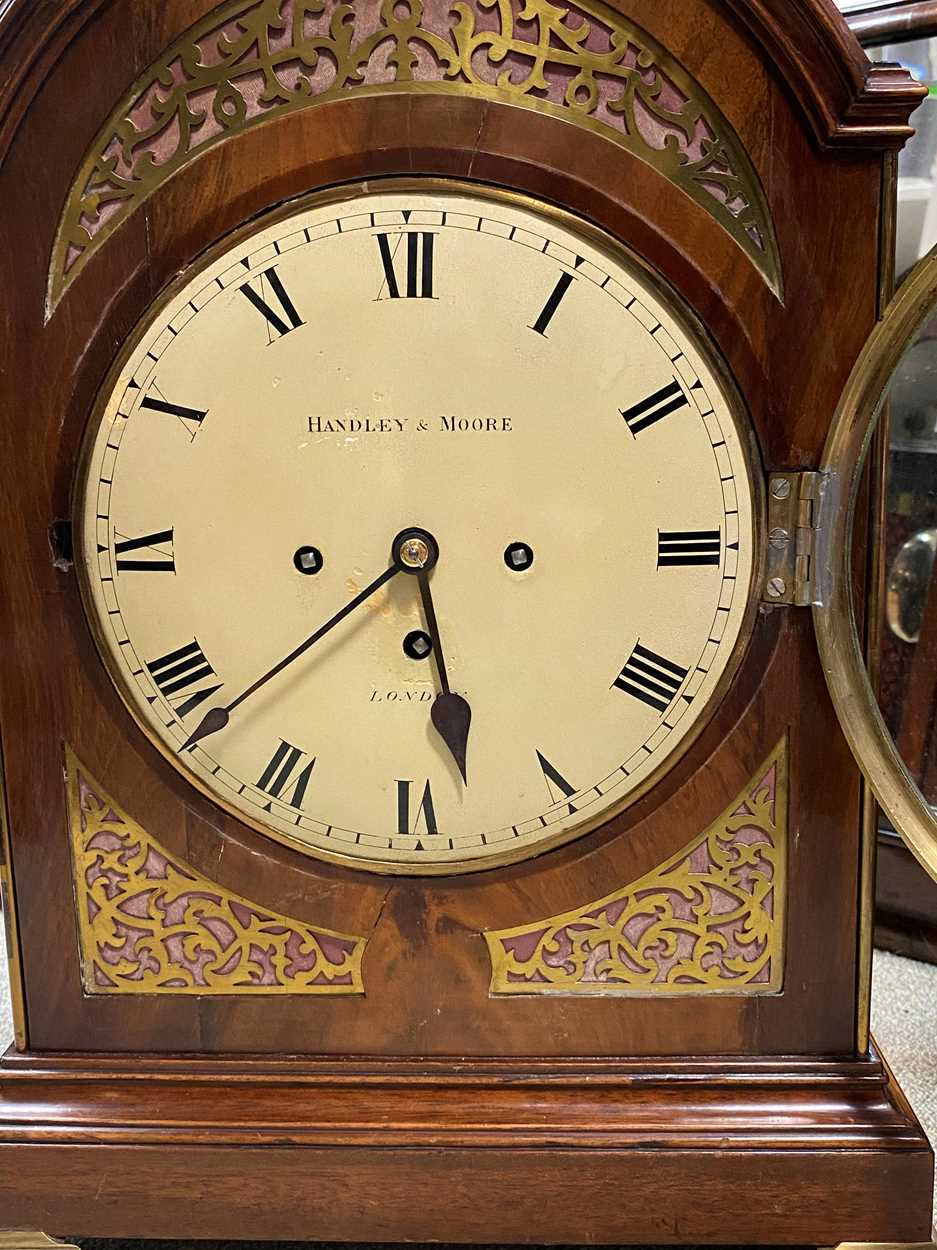 A late George III mahogany chiming table clock, circa 1820, - Bild 3 aus 14
