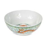 A Chinese Wucai dragon bowl, probably Jiaqing 1796-1820,