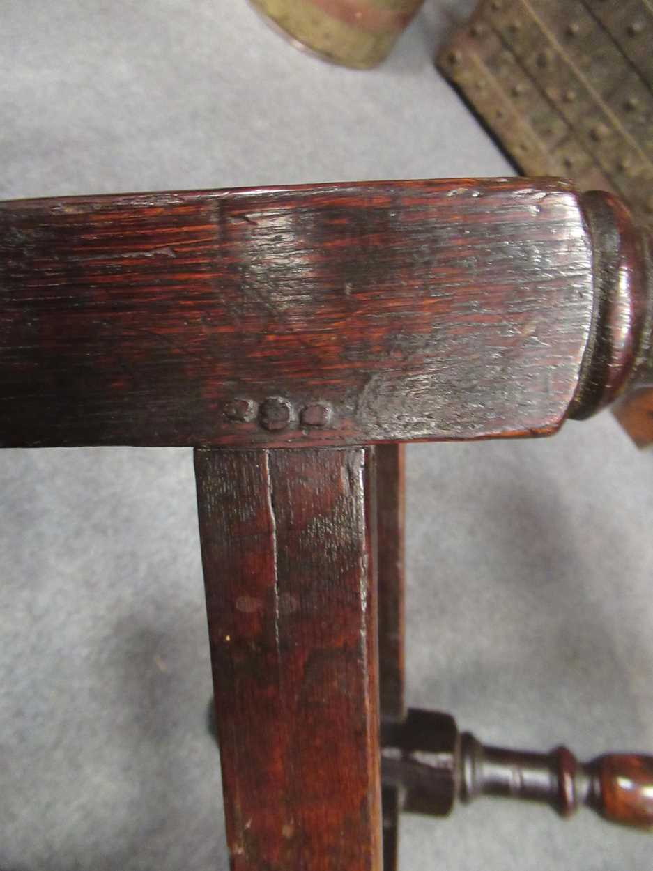 An oak joint stool, late 17th century, - Bild 21 aus 24