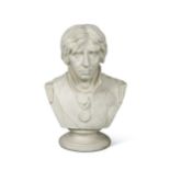 A Parian ware bust of Vice-Admiral Horatio Nelson (1758-1805),