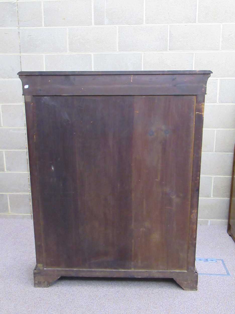 An inlaid walnut and gilt metal display cabinet, 19th century, - Image 5 of 20