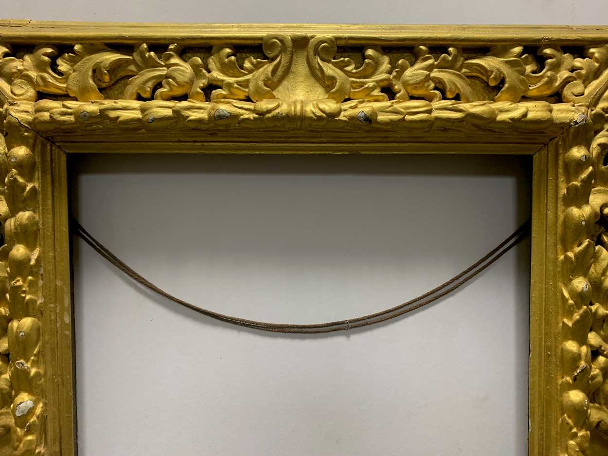 A late 18th century rectangular carved giltwood frame, probably Italian62.5 x 47cm sight size, - Image 8 of 12