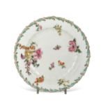 A Chelsea plate, circa 1765,