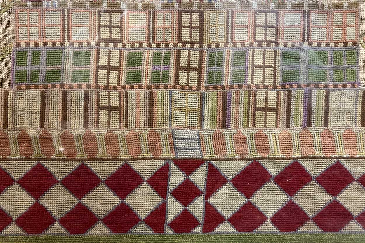 Margaret Cottom Walmsley, a woolwork sampler, 1862, - Bild 6 aus 11