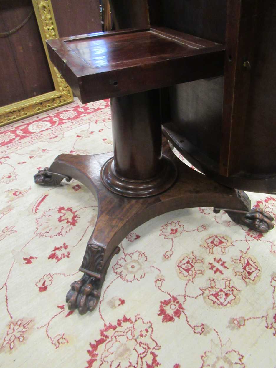 A Regency mahogany circular pedestal dining table, - Image 4 of 11
