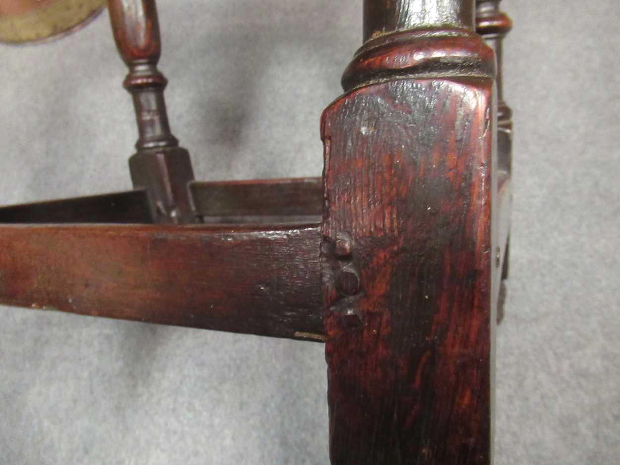 An oak joint stool, late 17th century, - Bild 23 aus 24