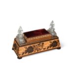 A Tunbridgeware scent casket,