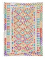 A hand-knotted pure wool kilim carpet, 20th century,