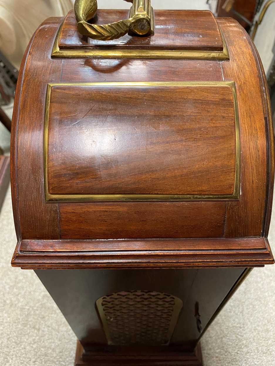 A late George III mahogany chiming table clock, circa 1820, - Bild 7 aus 14