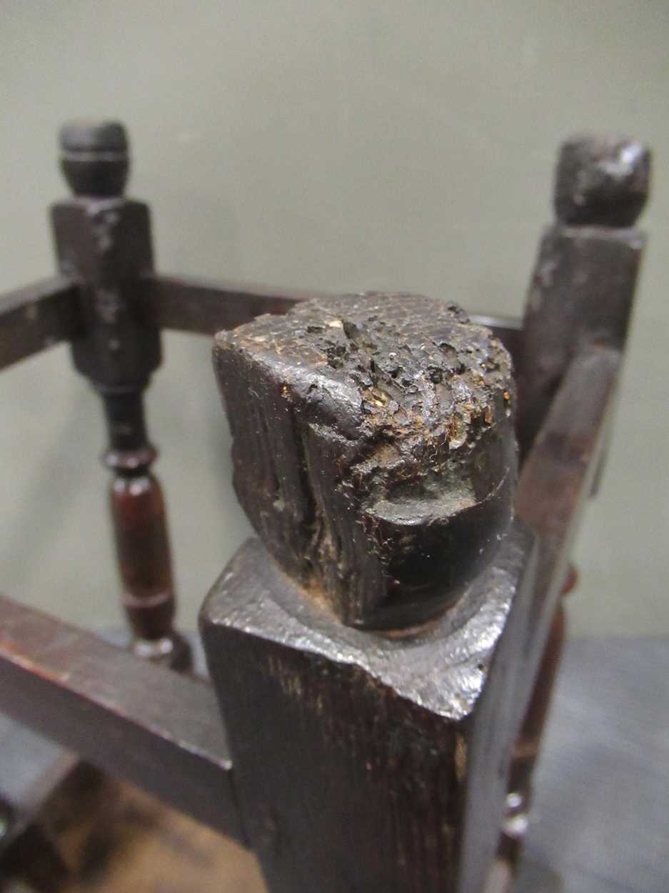 An oak joint stool, late 17th century, - Bild 5 aus 24