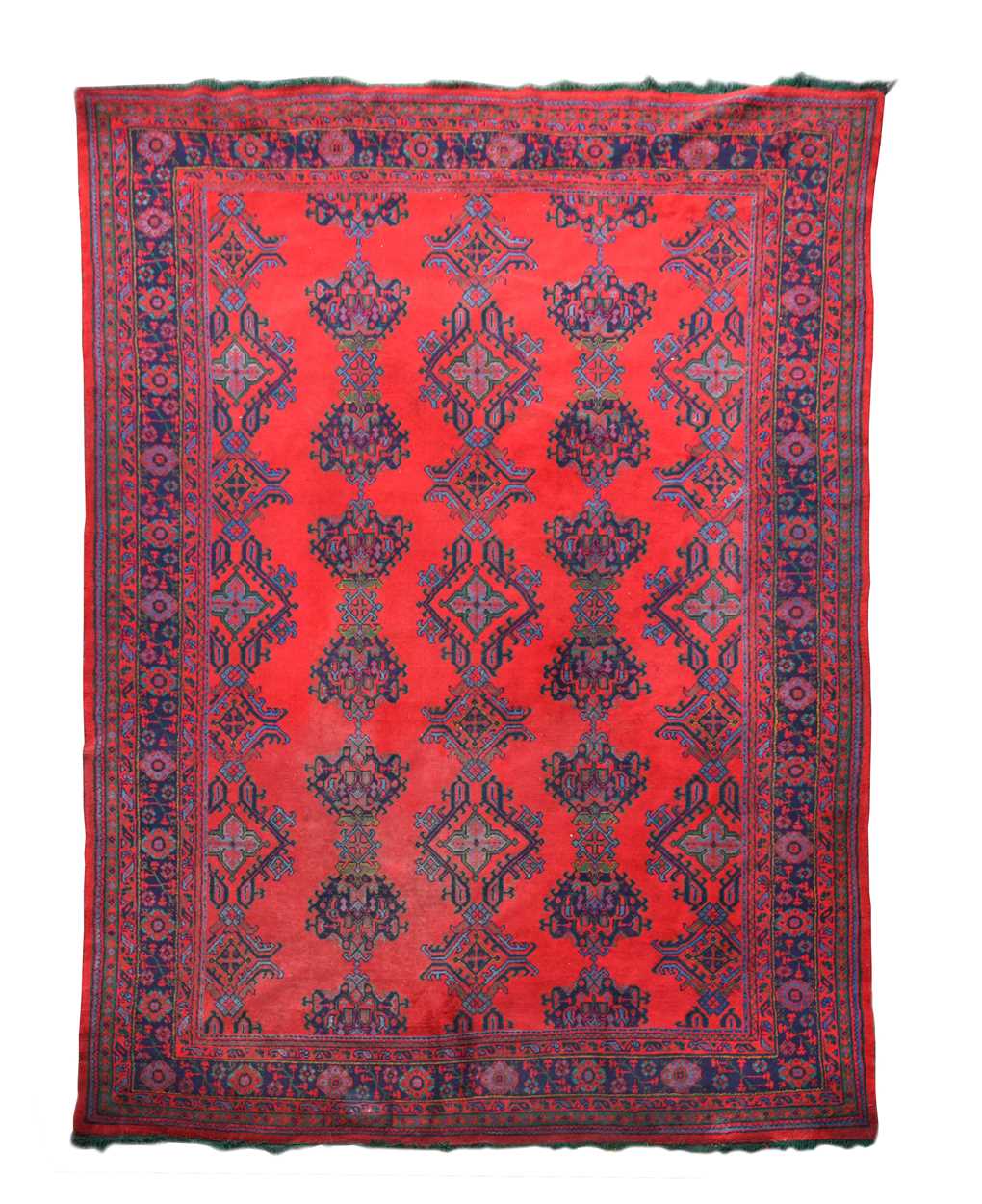 A large red ground Ushak carpet, circa 1930,