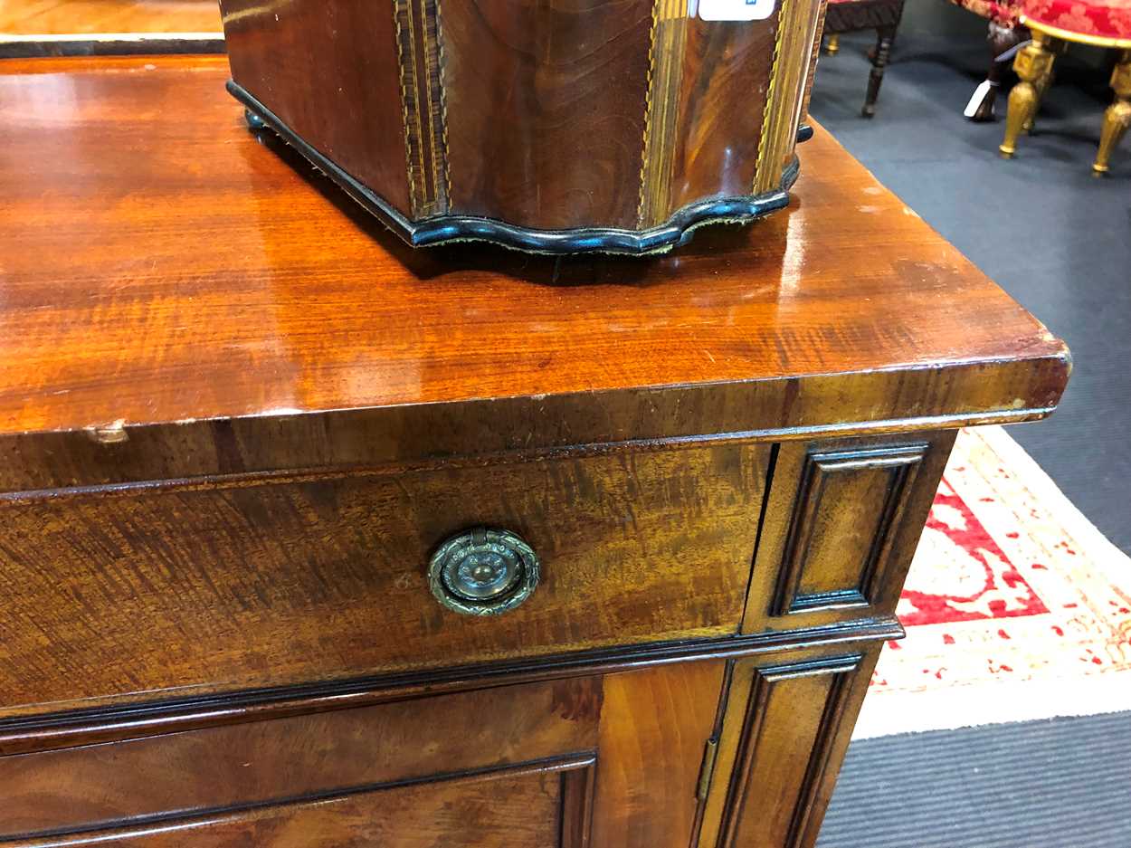 A George IV mahogany side cabinet, - Image 11 of 12