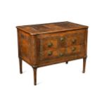 An Italian walnut commode, late 18th century,