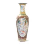 A massive Chinese porcelain vase, late 20th century,