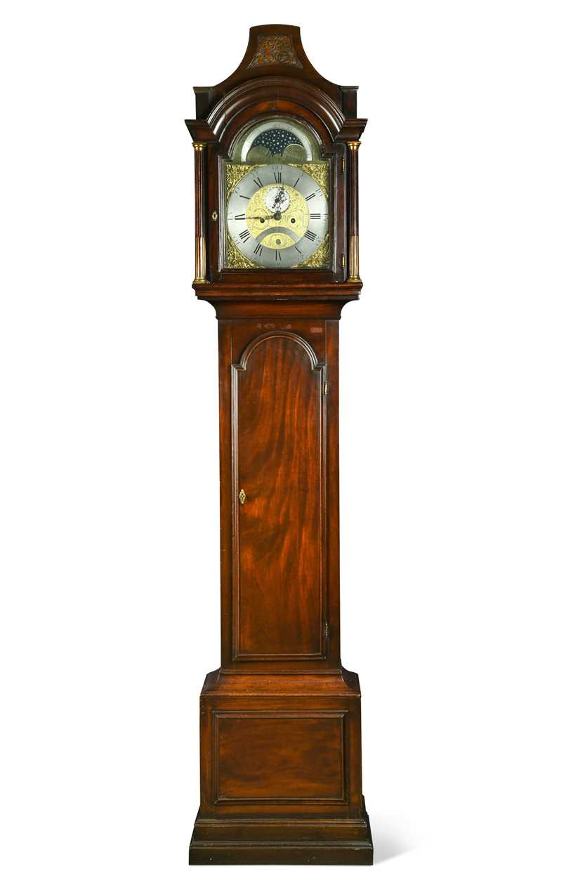 James Nesmyth, Staines, a George III mahogany longcase clock,