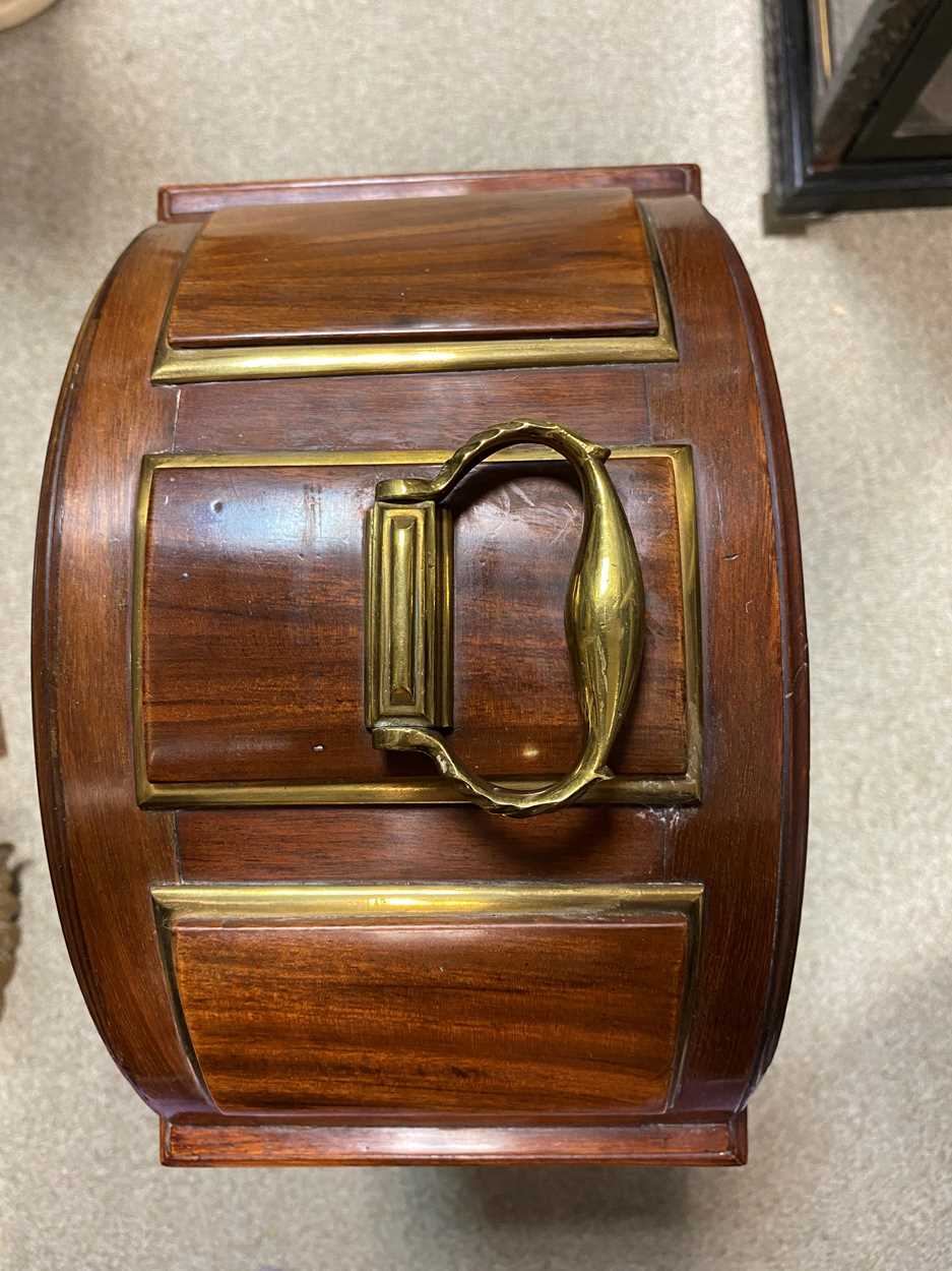 A late George III mahogany chiming table clock, circa 1820, - Image 6 of 14