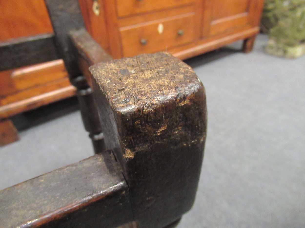 An oak joint stool, late 17th century, - Bild 23 aus 23