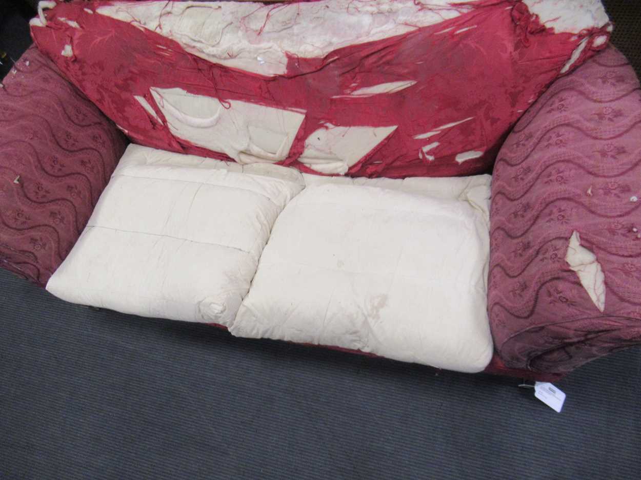 A Howard style two-seater sofa, 20th century, - Image 3 of 7