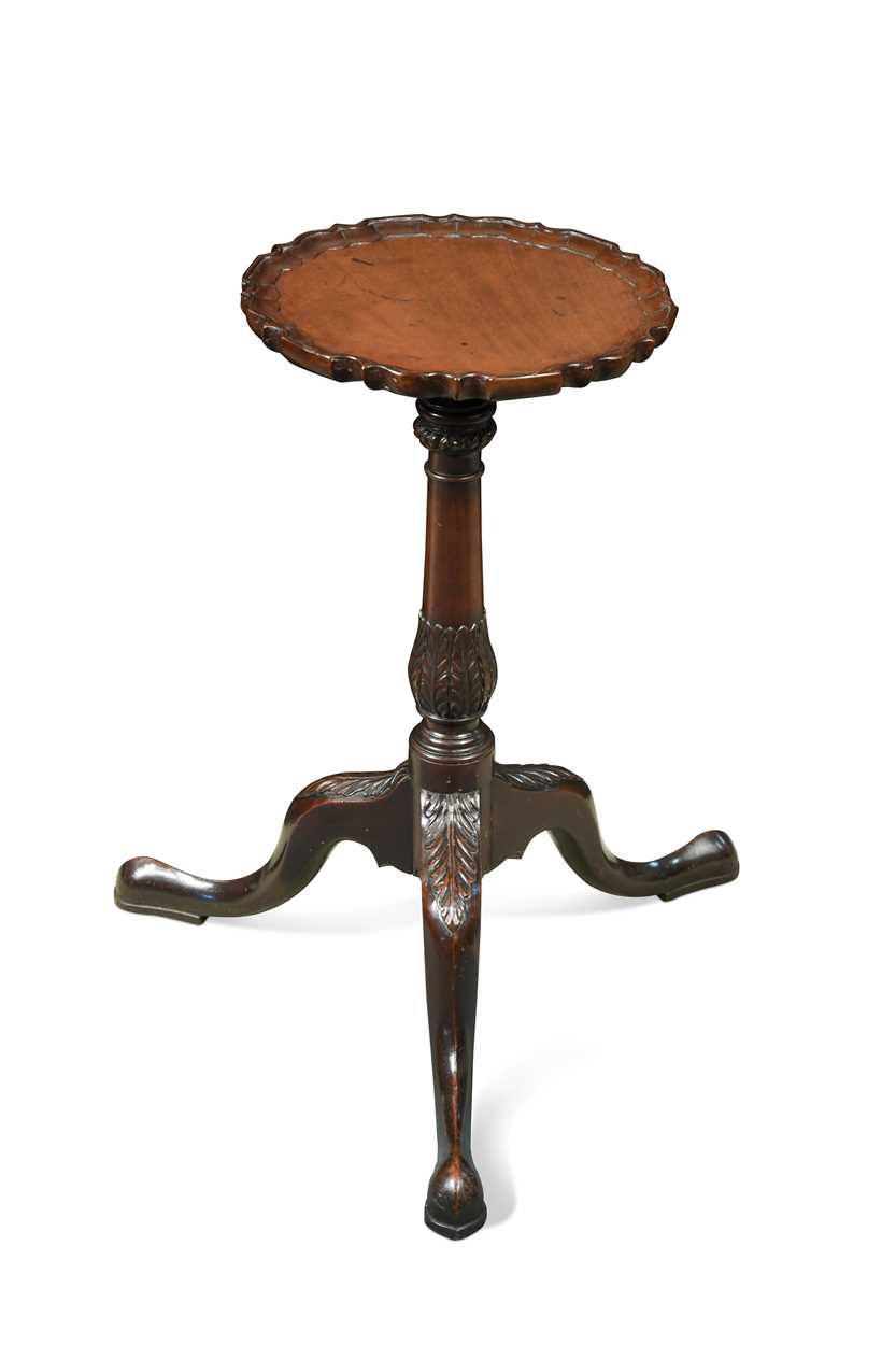 A George III style mahogany wine table,