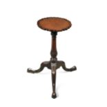 A George III style mahogany wine table,