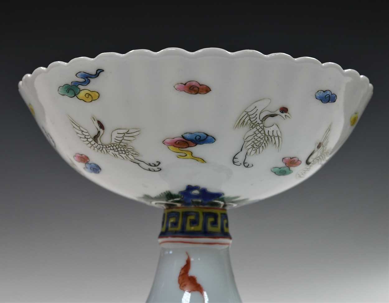 A Chinese famille rose porcelain saucer dish, Qing Dynasty, late 18th century, - Image 7 of 36