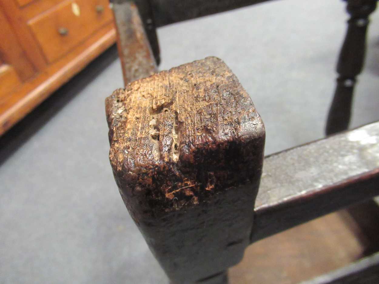 An oak joint stool, late 17th century, - Bild 22 aus 23