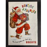 A Huntley & Palmers Biscuits pictorial advertisement from The Illustrated London News, Christmas