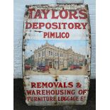 A large Taylor's Depository of Pimlico Removals & Warehousing of Furniture, Luggage etc. part