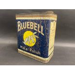 A large Bluebell Metal Polish tin.