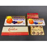Five dummy shop display chocolate bars including Cadbury's and Nestle's.