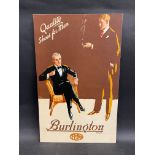 A Burlington Quality Shoes for Men pictorial showcard, in very good condition, 9 x 14".
