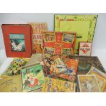 A quantity of early period games and books from 1940s-1970s.