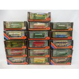 16 boxed Exclusive First Edition models, all double decker buses.