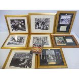 A mixed quantity of Wizard of Oz framed photographs.