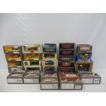 A quantity of Corgi die-cast model buses and other Corgi models.