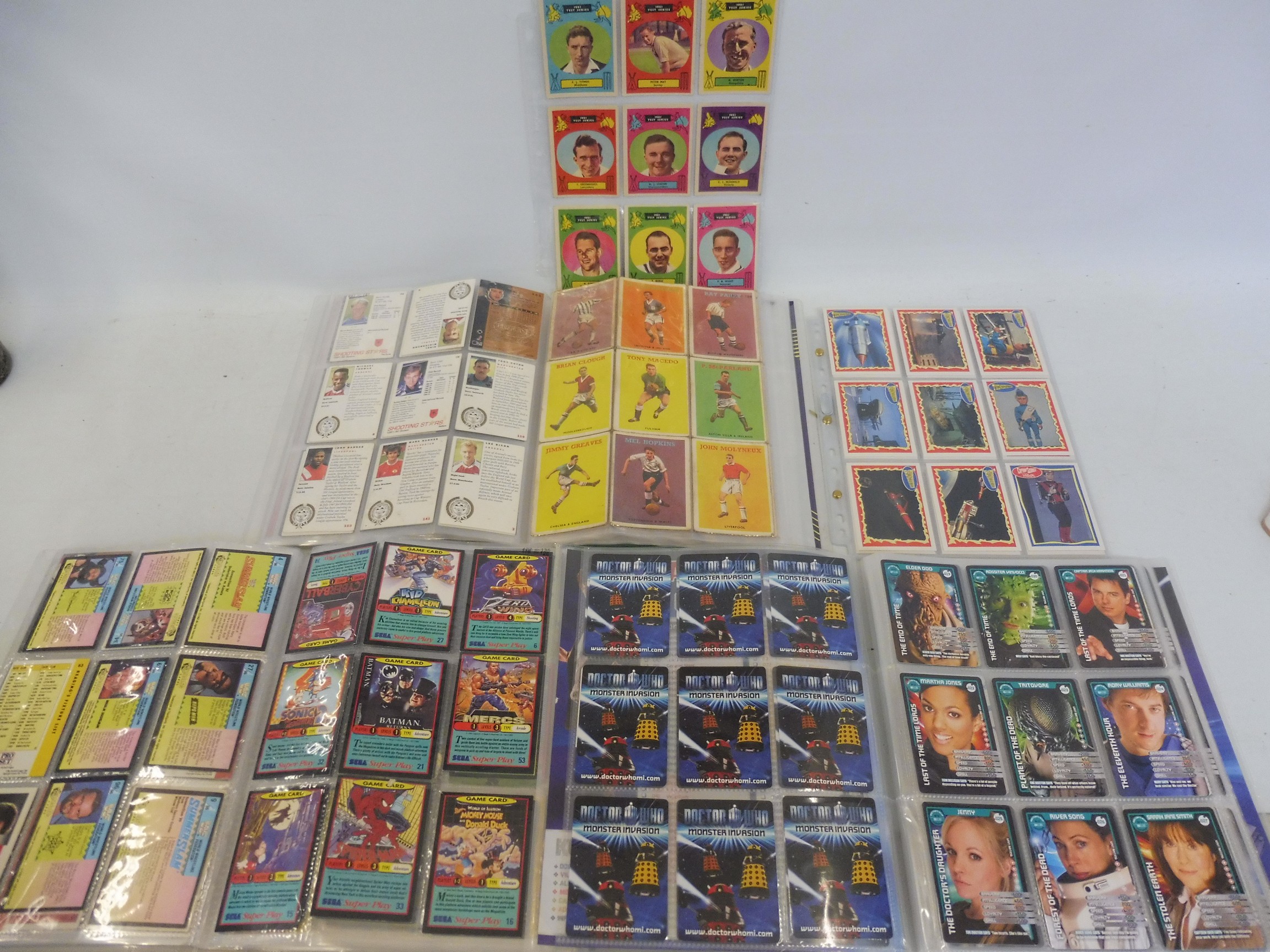 A large quantity of original sports cards, varied eras.