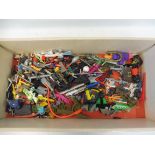 A large quantity of plastic weapons including Action Man, TV-related etc.