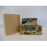 A 1:72 scale die-cast Yak-3 WWII Airfighter, in original box, made in the USSR.