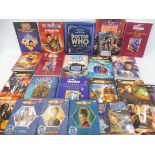 A quantity of Doctor Who books and annuals.