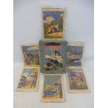 A 'Picture Book' Box of 'Victory' Jigsaw Puzzles containing six jigsaws depicting early motoring,