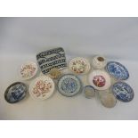 A quantity of assorted early ceramics including 18th Century Chinese and Bow etc.