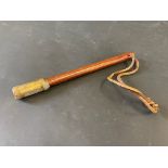 A belived Hardy Bros. Ltd wooden and brass fisherman's priest, 7 3/4" long.