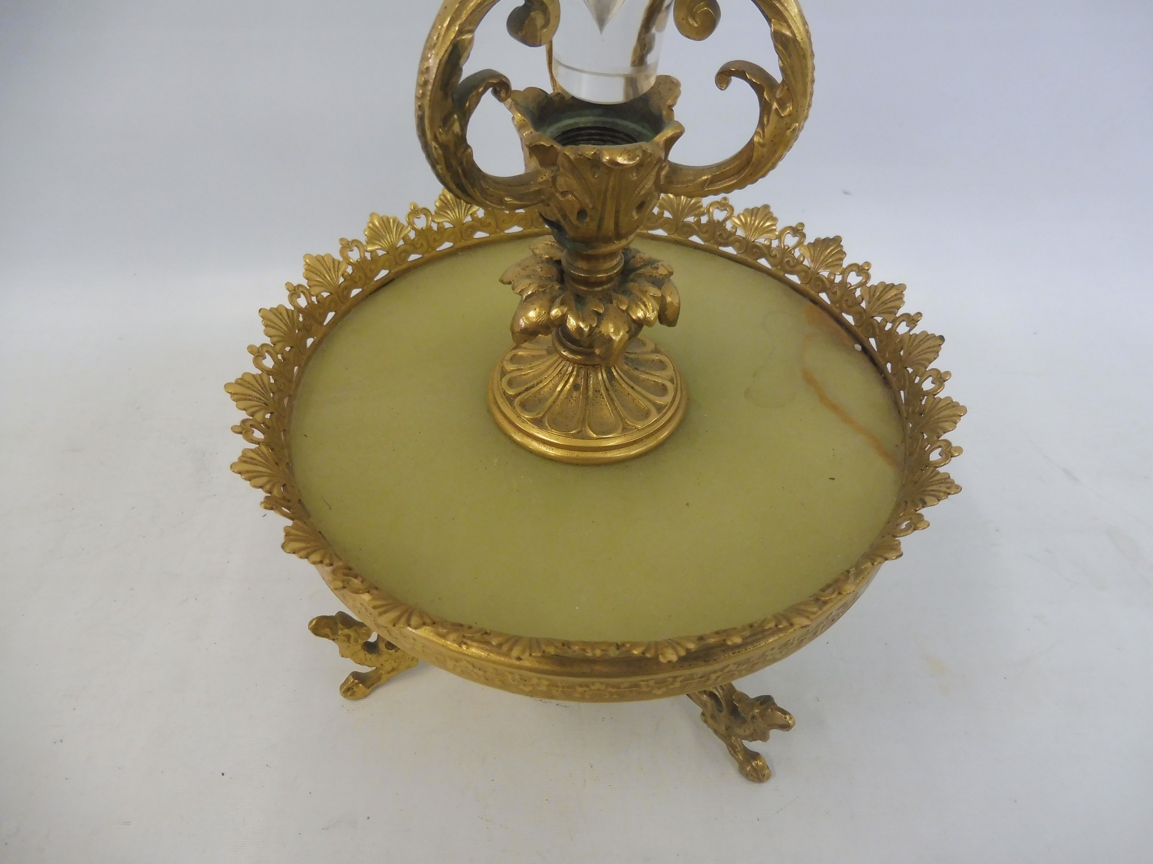 A gilt metal epergne stand of high quality. - Image 5 of 8