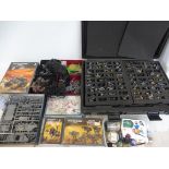 An interesting lot of Warhammer, to include a carry case full of figures.