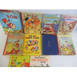 A selection of Enid Blyton annuals to include The Troublesome Three, The Bluebell Story Book etc.