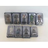 A quantity of BBC Dr Who promotional figures.