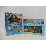 Two original Toy Story collectible gift sets and an Interstella Buzz Lightyear.